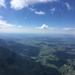 Flugwegposition um 08:28:23: Aufgenommen in der Nähe von Kranj, Slowenien in 2256 Meter